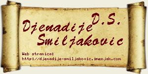 Đenadije Smiljaković vizit kartica